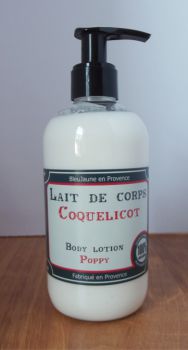 Savonnerie BleuJaune: Lait pour le Corps (Bodylotion) 'Coquelicot'