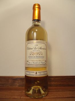 Château les Marnières: Côtes de Bergerac Blanc Moelleux, fût de chêne, 2009