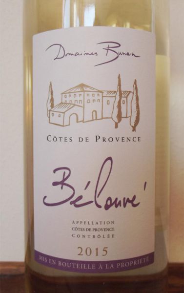 Domaines Bunan: Côtes de Provence Bélouvé Blanc 2022