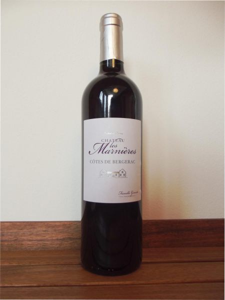 Château les Marnières: Côtes de Bergerac Rouge, fût de chêne, 2015