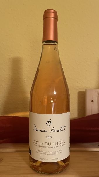 Domaine Benedetti: Côtes du Rhône Rosé 2024