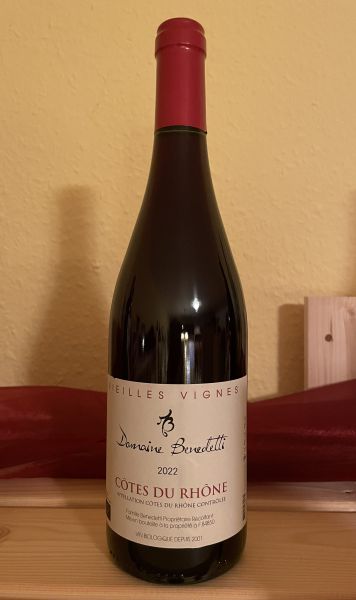 Domaine Benedetti: Côtes du Rhône Vieilles Vignes 2022